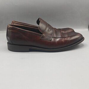 Thursday Boot Co. Lincoln Penny Loafers Men's Size 11 US Rich Mahognay Leather